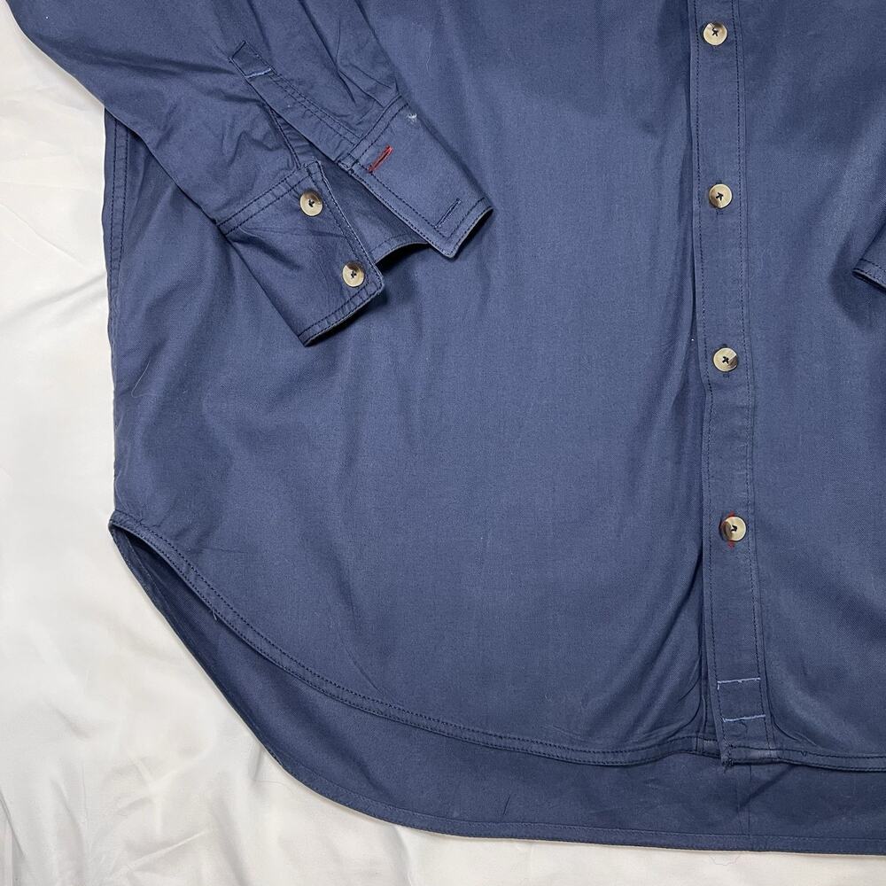 We The Free Shirt Men’s Size M Blue Button Down Long Sleeve 100% Cotton Preppy - Picture 5 of 12